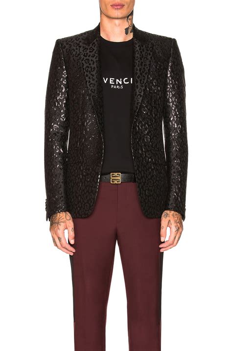 veste givenchy homme leopard|givenchy jackets for men.